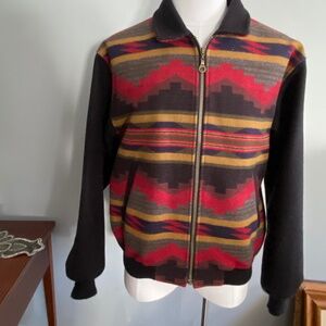 Pendleton High Grade Western Wear Wool Jacket Aztec Men's Large